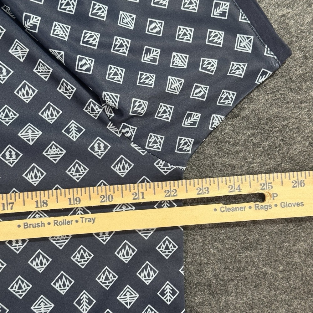 Swannies Golf Polo Shirt Mens Large Geometric Print Short Sleeve Performance - Picture 7 of 10